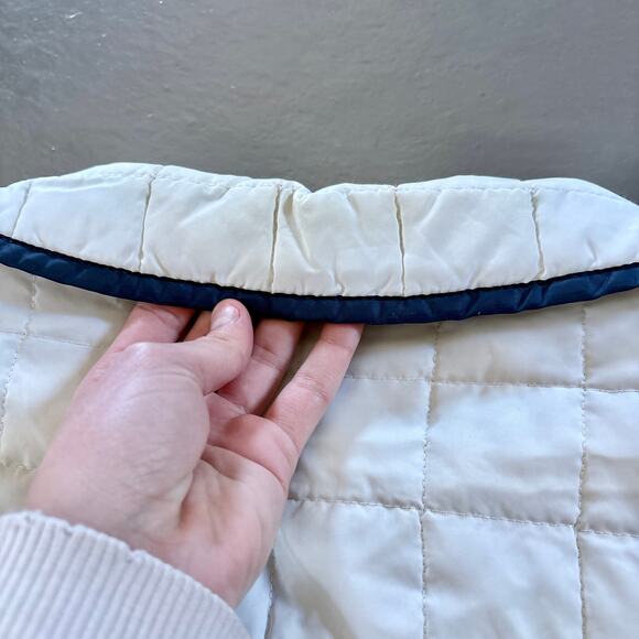 Vintage 70s White Bear of St. Paul Womens White Quilted Jacket Nylon Parka Retro - Picture 16 of 16